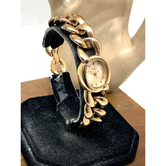 Fossil Women's Watch ES3459 Quartz Rose Gold Tone Stainless Steel 20mm - Picture 11 of 11